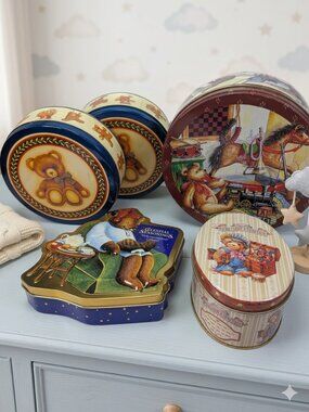 Childhood Memories Tom Sturgis Pretzels 14 oz Metal Tin Empty